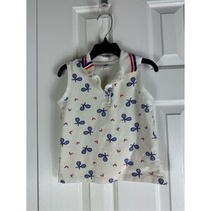 Janie and Jack Gurls Tennis Top Size 6